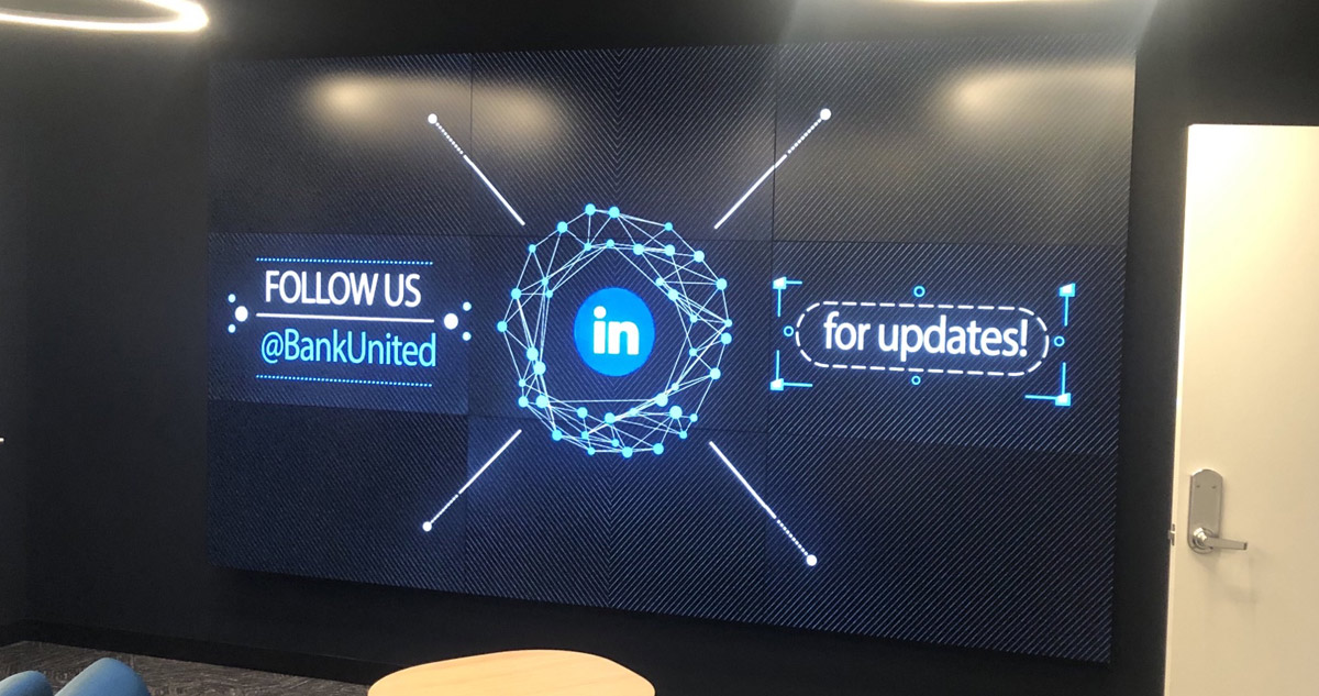 Bank-United digital signage case study gallery 3