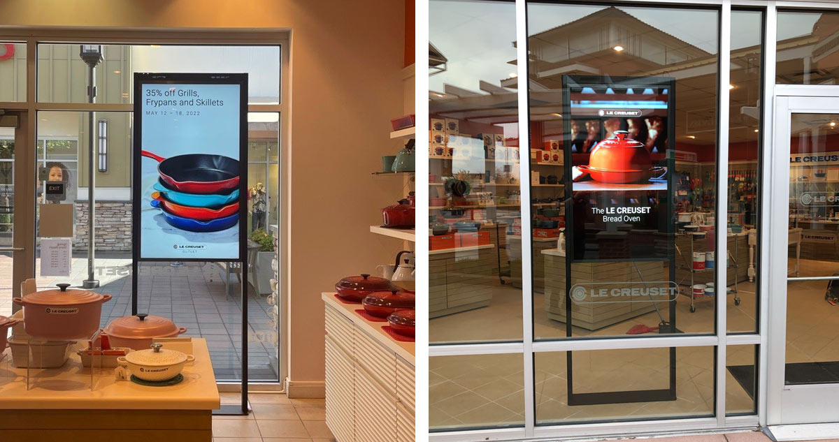 Le-Creuset digital signage 3