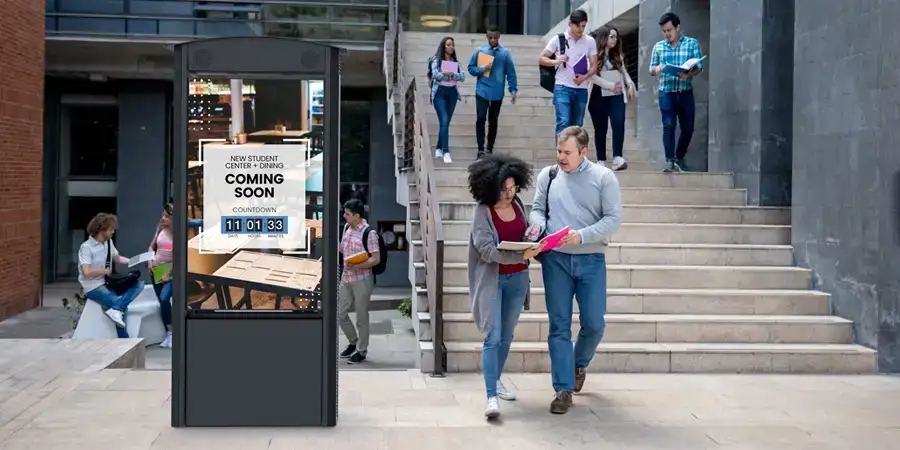 Duraline Outdoor All-Weather Dual-Sided Freestanding Kiosk 5