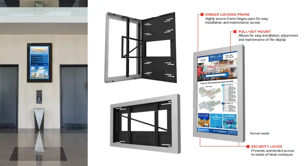 Wall Kiosk Enclosures