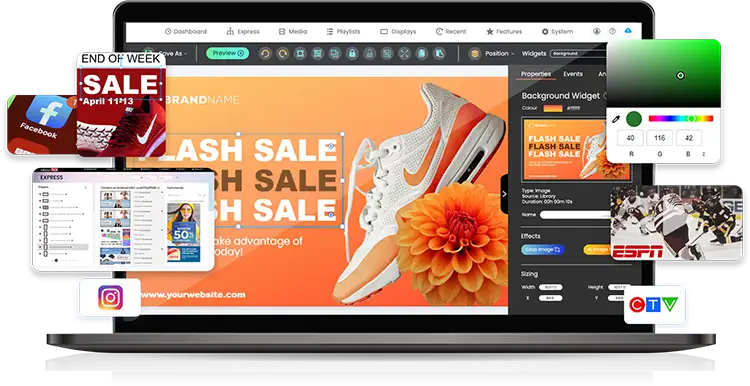 digital signage software