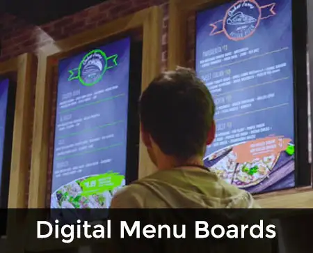 digital menu boards