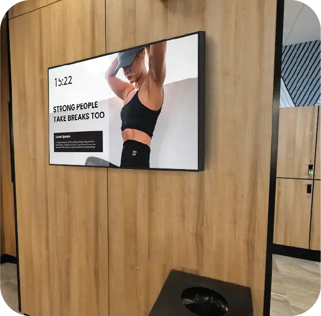 using Digital Signage in the Gym and Fitness Center Industry