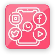 Icono de fuentes de datos de vídeo de redes sociales