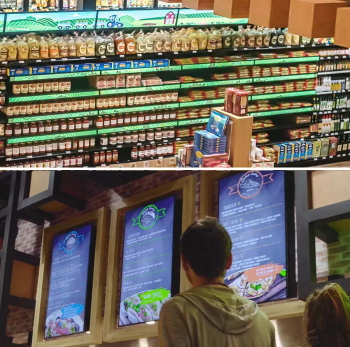 grocery retailers digital signage